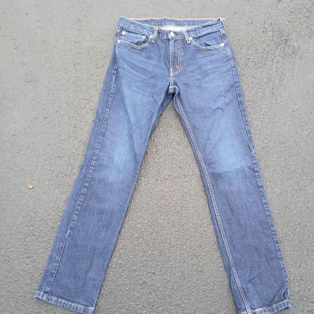 Levis 511 Jeans Mens 31x32 Blue Medium Wash Slim Fit Denim Pants Casual